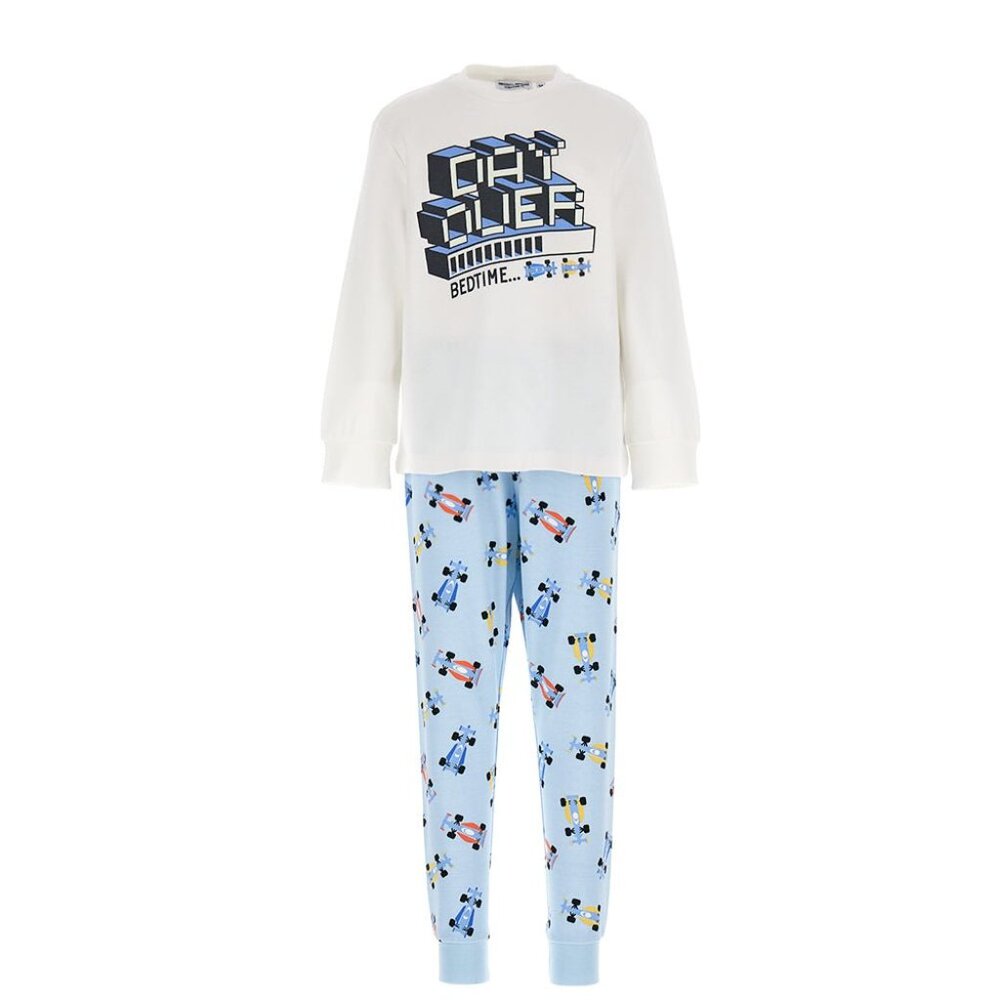 Original Marines,Italy - US Seller - PRINTED LONG TROUSER BOY COTTON PAJAMAS SET
